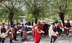 Arrival of Dasho Dzongdag at Bumthang Dzongkhag.