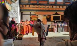 Arrival of Dasho Dzongdag at Bumthang Dzongkhag.