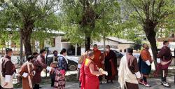 Arrival of Dasho Dzongdag at Bumthang Dzongkhag.